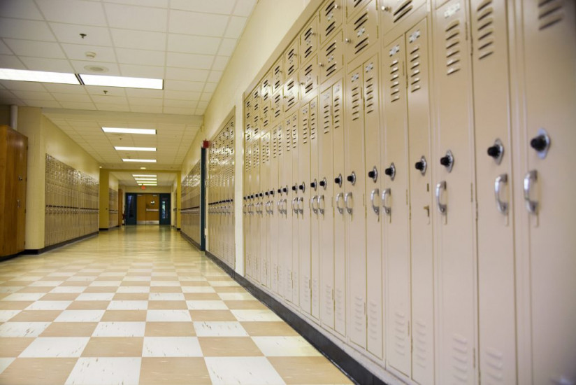 Versa Quartz - School Hallway and Lockers